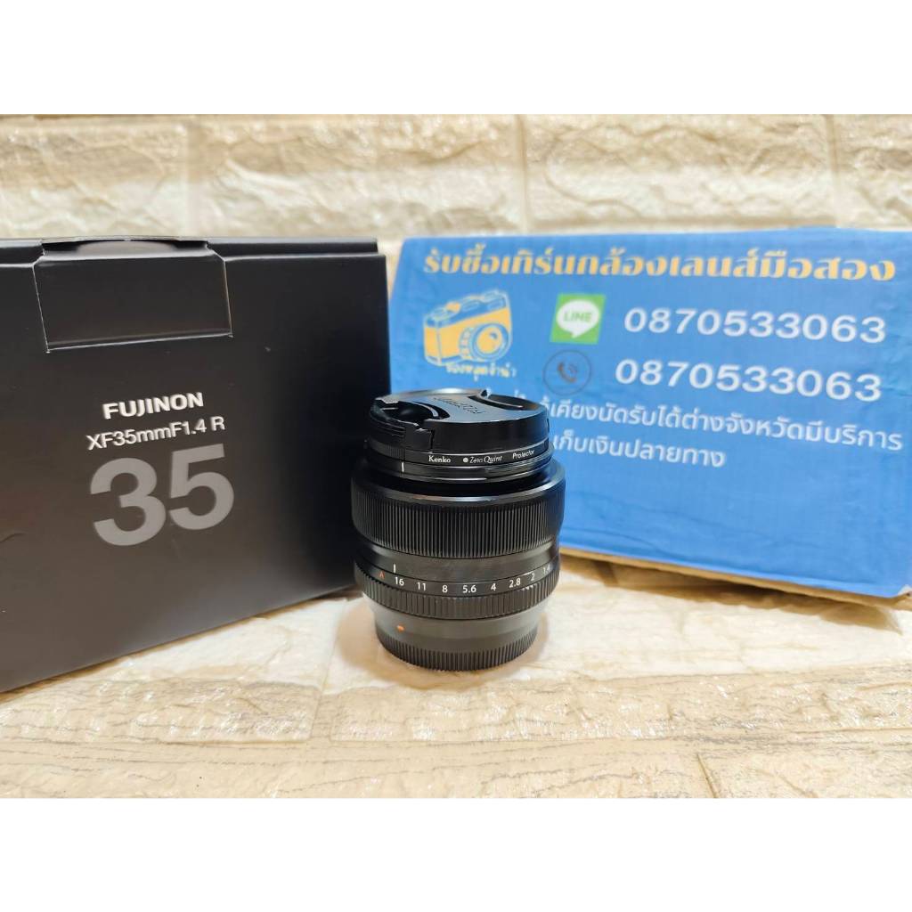 Fuji 35 f1.4 สภาพสวย ไม่มีฝ่ารา ใช้งานได้ปกติทุกระบบ