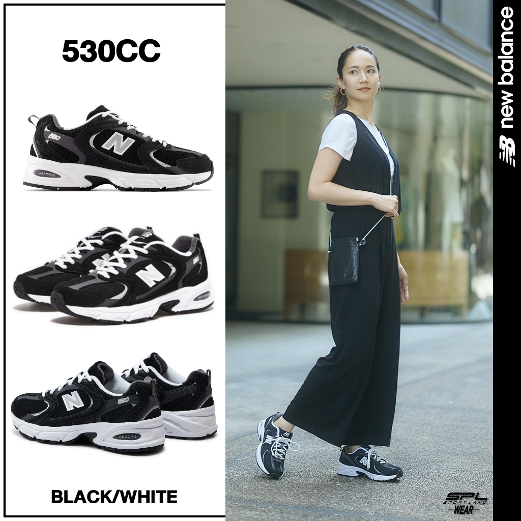 New Balance นิวบาลานซ์ รองเท้าผ้าใบ รองเท้าลำลอง NB ND M 530 Black/White MR530CC (4990)