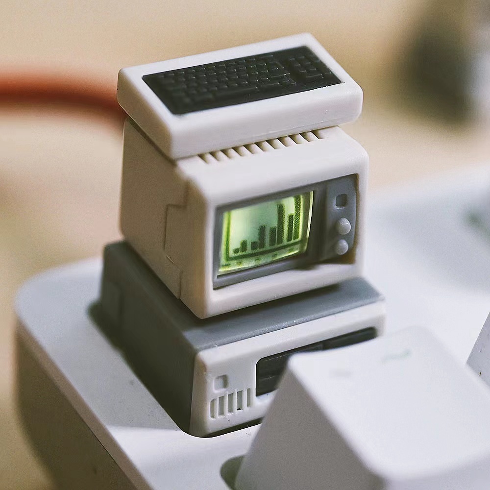 [K-02] Custom Keycap คีย์แคปแม่เหล็ก Esc Retro ส่งแสงได้ สำหรับคีย์บอร์ดกล RGB PC Gaming Cherry MX Switch