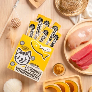 Lickabos แมวเลีย ยกกล่อง Hoya Purrkery Hoya Barkery all natural