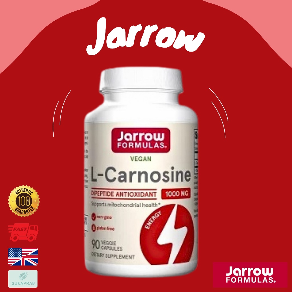 พร้อมส่ง Jarrow Formulas L-Carnosine 90 Veggie Caps