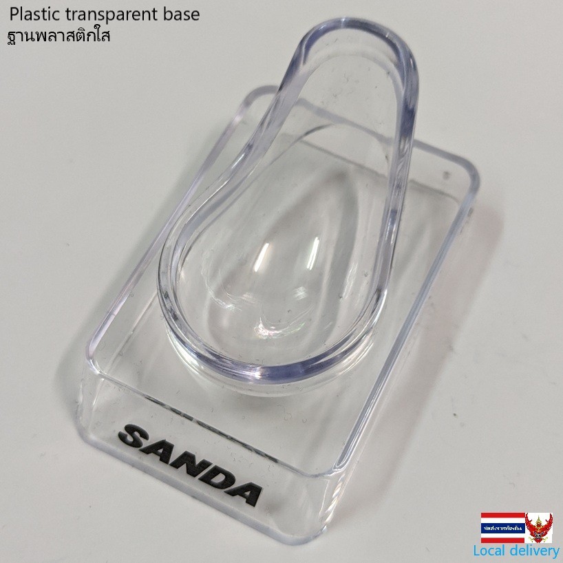 Plastic transparent base. Suitable for a variety of models.