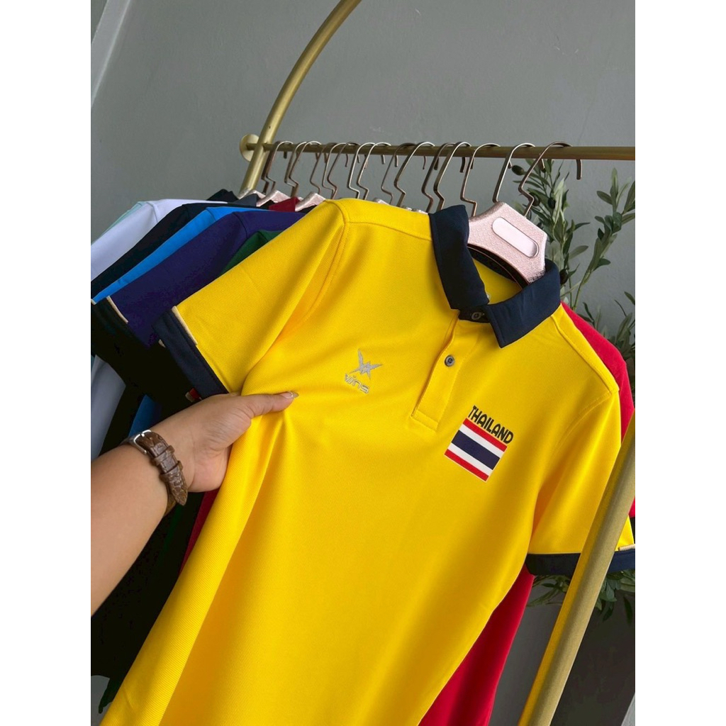 เสื้อโปโลVins221 ธงชาติTHAILAND