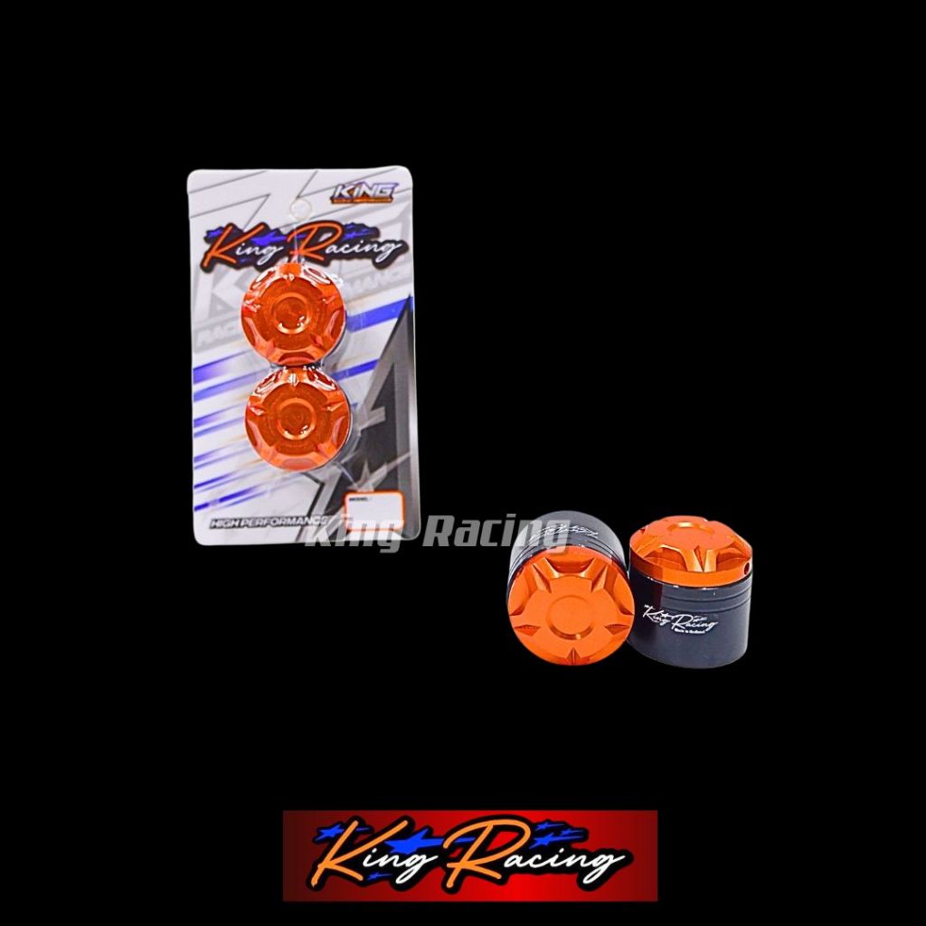 น๊อตอุดกระจก V.2 ปิดรูกระจก CNC Honda GIORNO+125 แบรนด์ KING RACING ใส่ได้กับตัว ABS และ CBS ไดร์สีสวย ตรงรุ่น ใส่ได้เลย - รูปที่ 2