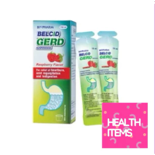 BIOPHARM Belcid Gerd เบลสิด เกิร์ด แบบซอง รสราสเบอร์รี ขนาด 12 ซอง / แบบขวด 150 ml