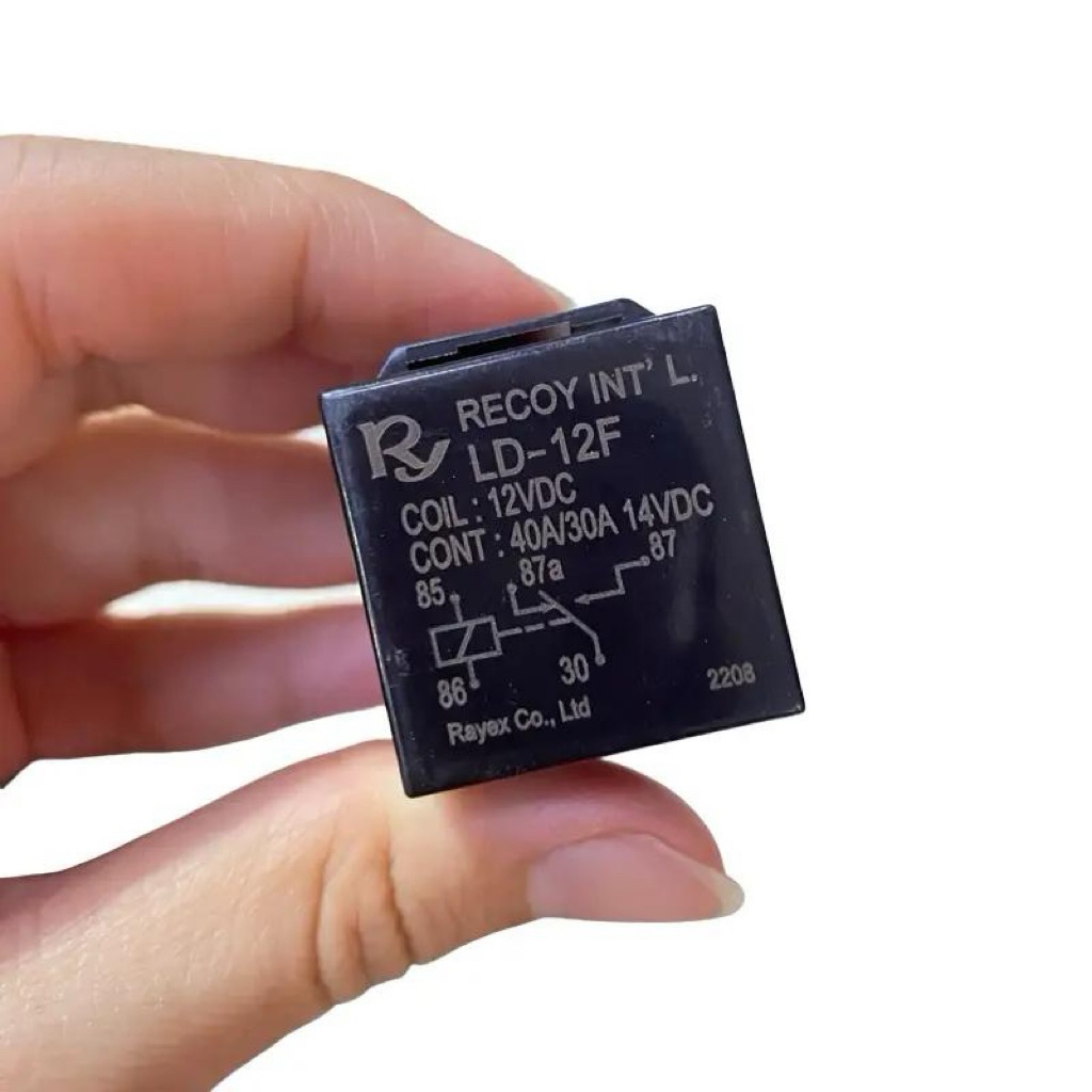 รีเลย์ 2 หน้า 5 ขา 12V DC LD-12F