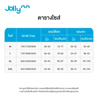 Jollynn Support Jelly Air เสื้อชั้นใน บราไร้โครง ฟองน้ำทรง 3D ไม่ระคายเคืองผิว ยืดหยุ่นสูง กระชับ