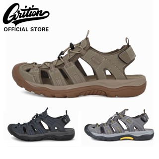 GRITION รองเท้าแตะเดินป่ากลางแจ้งสำหรับผู้ชาย รองเท้าแตะกีฬา…