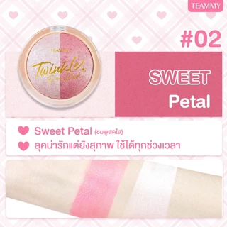 Teammy Twinkle Duo Blush [TB105] ชิมเมอร์บลัช 2 เฉด แก้มโกลว์สวย มีมิติ เนื้อเนียนละเอียด สีชัด