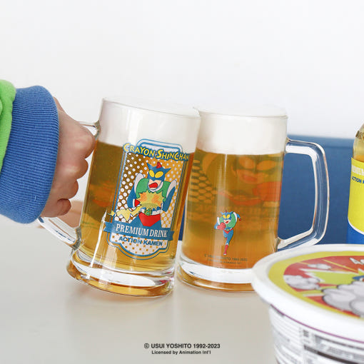 ( พร้อมส่ง ) Action Kamen Beer Glass แก้วเบียร์