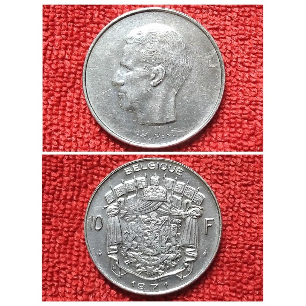เหรียญ​ต่างประเทศ​(6189)เบลเยี่ยม​1971