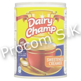 ครีมเทียมข้นหวานมาเลย์ Dairy Champ ขนาด 1 กระป๋อง 500g