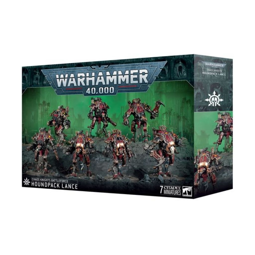 พร้อมส่ง Warhammer 40k: Chaos Knights: Battleforce: Houndpack Lance