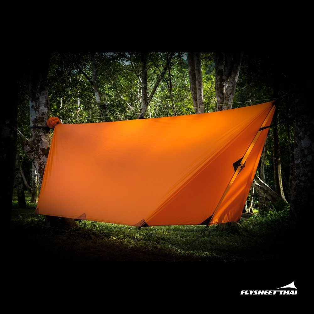ฟลายชีทเปล Tarp Hammock 20d Ripstop Hexa 3.6x3