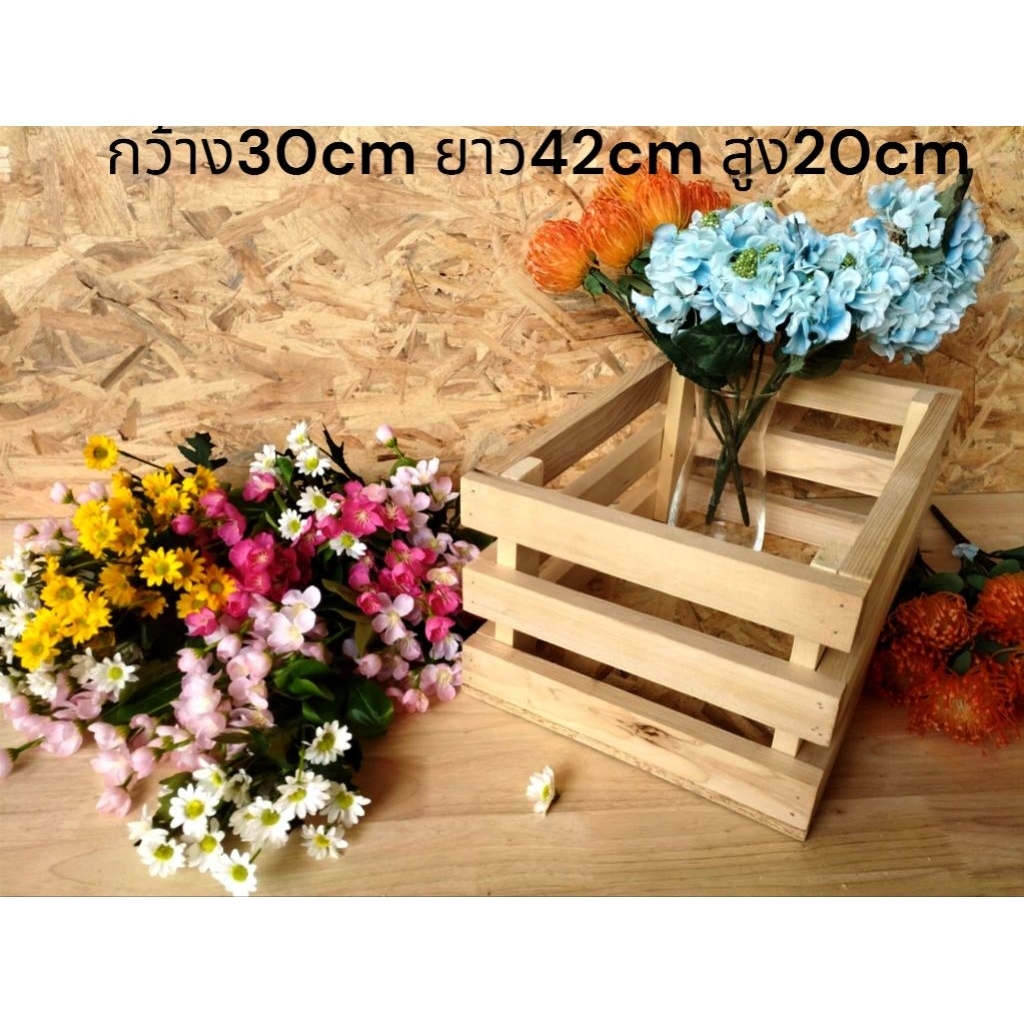 กระบะไม้สนฐานไม้OSB3ชั้น