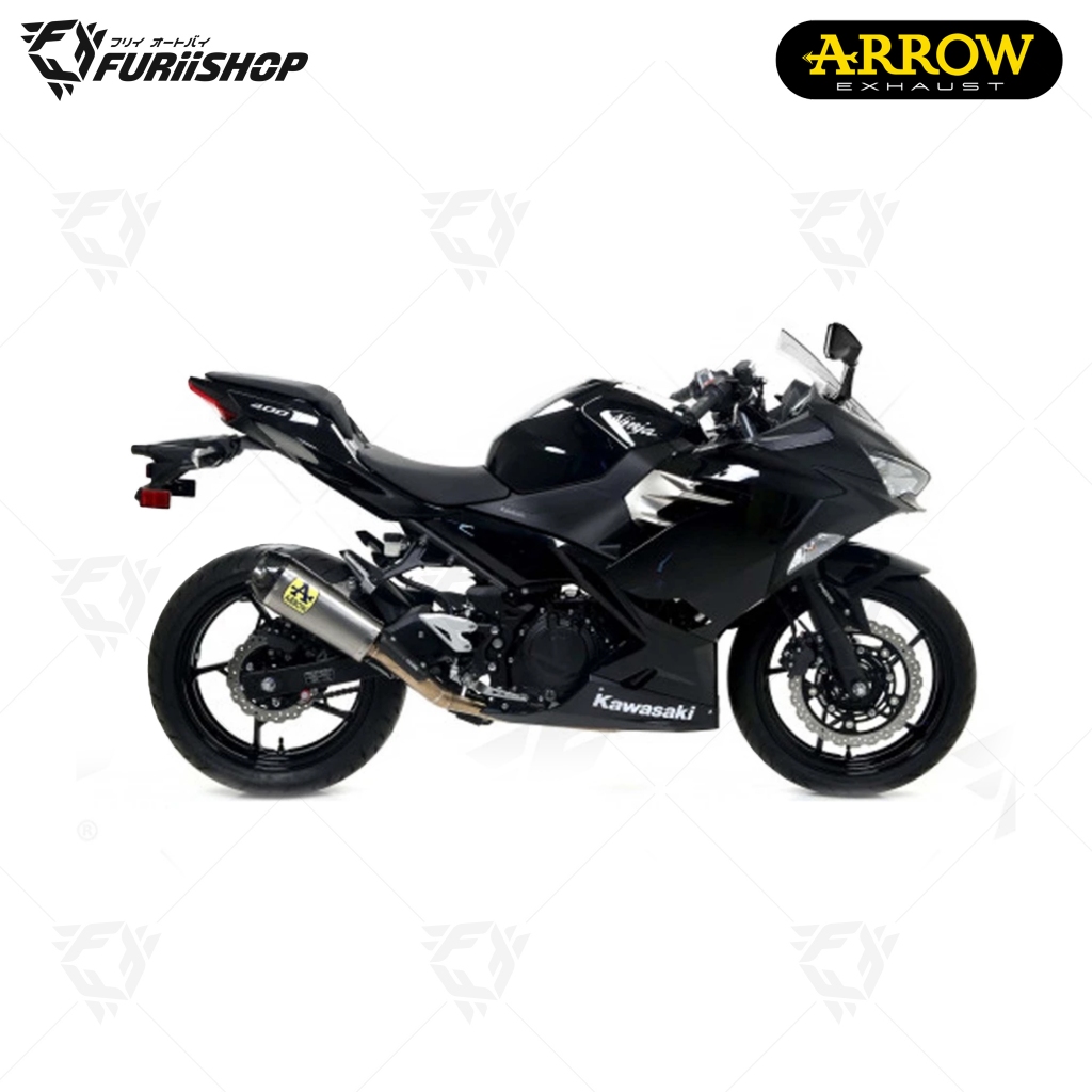 ท่อสูตร/ท่อแต่ง/ท่อไอเสีย Arrow Competition : for Kawasaki Ninja400 2018-2021