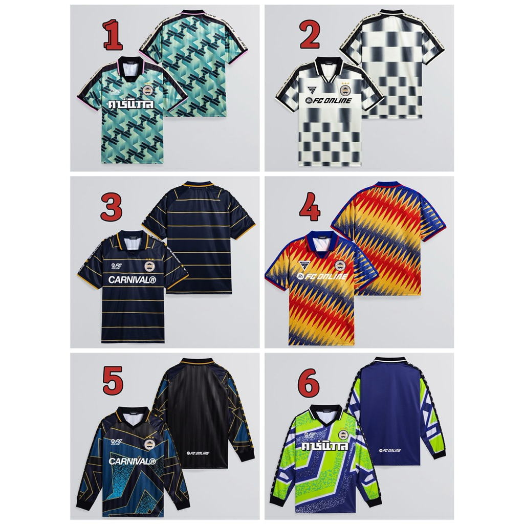 [ของใหม่ แท้💯% พร้อมส่ง] เสื้อฟุตบอล EA SPORTS™ FC ONLINE x CARNIVAL® 2025