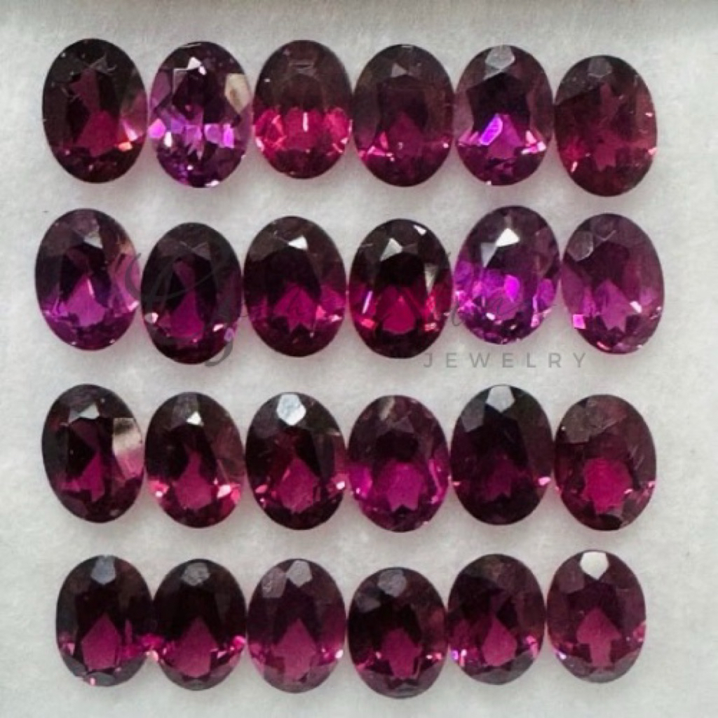 [Real Gem] 5x3 6x4 7x5 mm Rhodolite Garnet Real Natural Live Gemstone