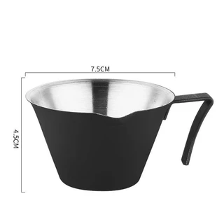 120ml Measuring Cup Stainless Steel ถ้วยช็อตเอสเพรสโซ่ ช็อตกาแฟ[MANCAFE]