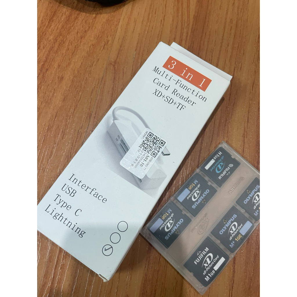 XD card 1gb +card reader ต่อเข้ามือถือ
