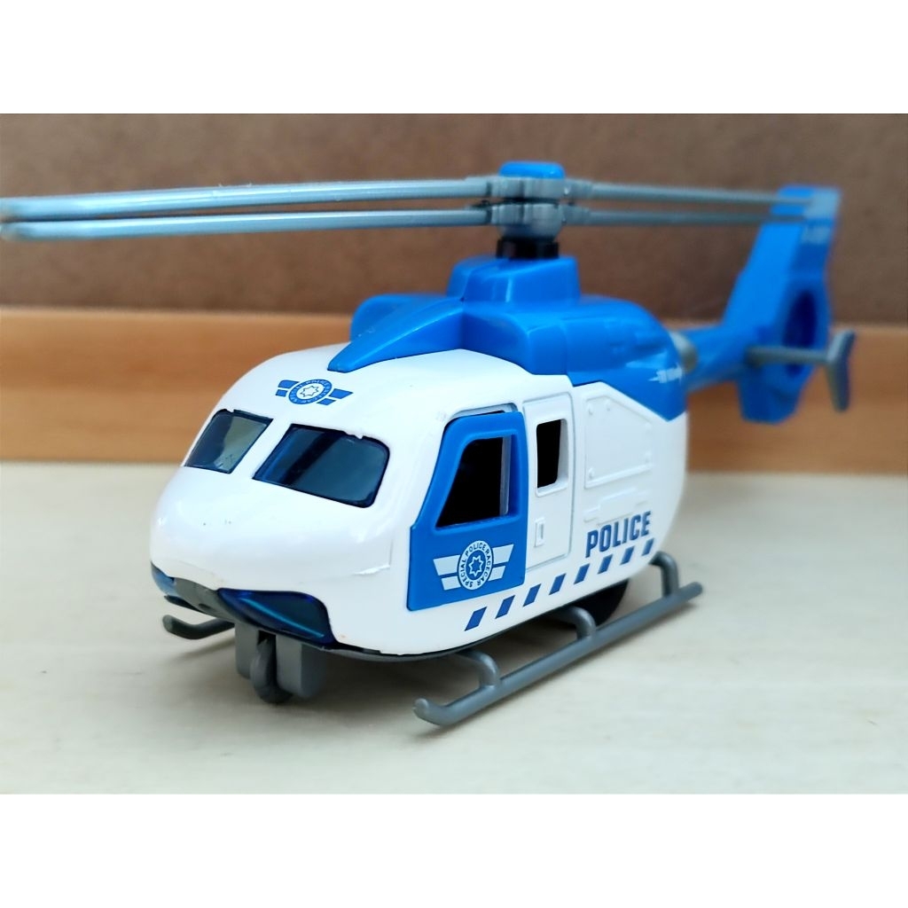 เครื่องบิน Rescue Helicopter A 207 ยาว 19 ซม. มีเสียงมีไฟ มีลาน ไม่มีกล่อง เครื่องบิน เหล็ก