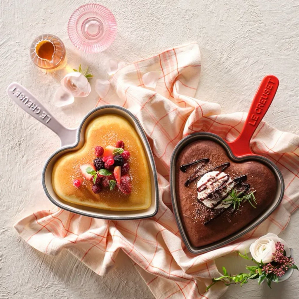 [LE CREUSET] Heart Skillet 16cm | กระทะทรงหัวใจ 16 ซม.