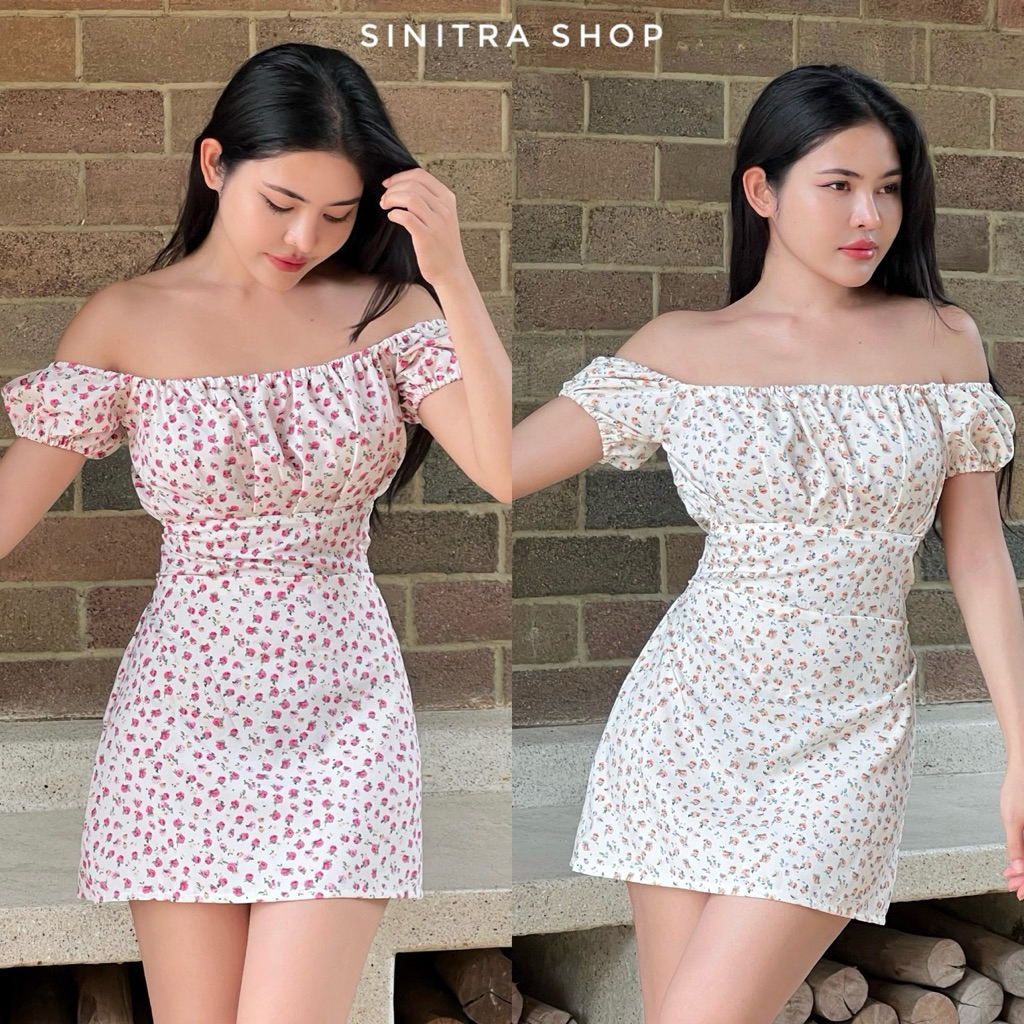 Lolita Dress เดรสเปิดไหล่ Sinitra Shop