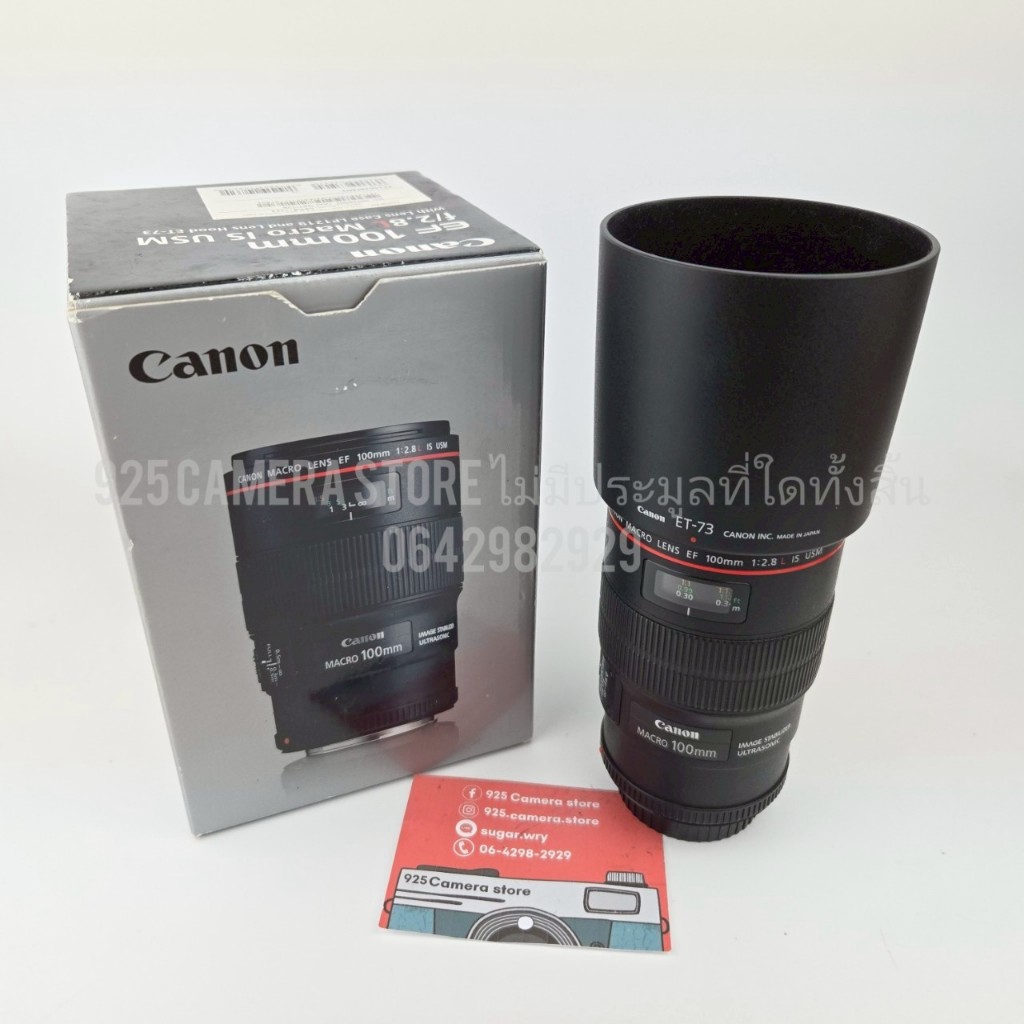 เลนส์ Canon Macro EF 100mm f2.8