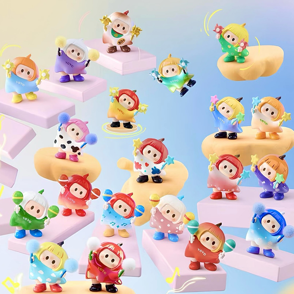 (Live/วีดิโอลด100฿) กล่องสุ่ม Yoyo (1จุ่ม1ตัว) 📣 Yoyo Tilted Head Collection mini Bean โยโย่บีน