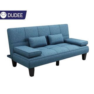 DUDEE โซฟาเบดผ้ากำมะหยี่เกาหลี และแบบหนัง ปรับนอนได้ 3 ระดับ
