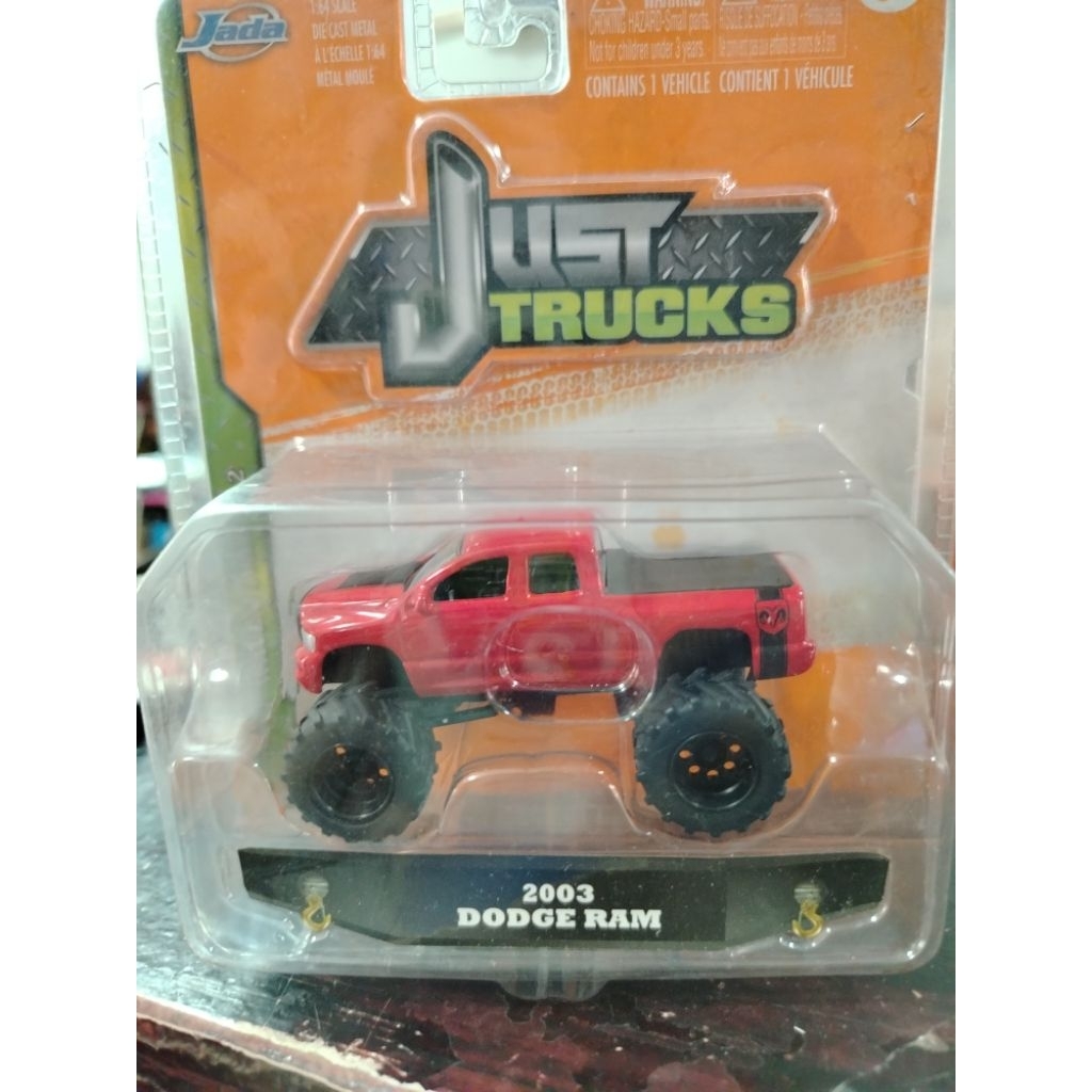 โมเดลรถกระบะ​ออฟโรด​ ล้อโต จาด้า​ Jada​ ​Just Truck​ ​Big​wheel​ ขนาดความยาวประมาณ​ 9cm.