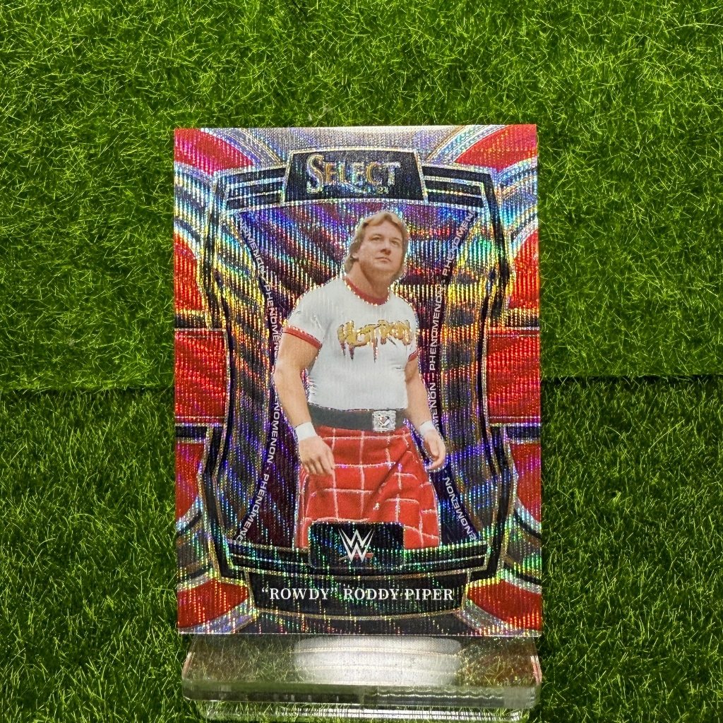 RUN /149 Rowdy Roddy Piper PANINI WWE Prizm Red Wave  #19
