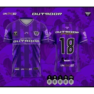 เสื้อกีฬาคอวี #18 แขนสั้น ลายใหม่ เนื้อผ้าโพลีเอสเตอร์ หนานุ่มใส่สบาย มีให้เลือก 7 สี ไซส์ S-2XL Sport ออกกำลังกาย