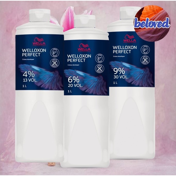 Wella Welloxon Perfect 4%/ 6%/ 9%  ขนาด 1000 ml ดีเวลลอปเปอร์สำหรับซาลอน