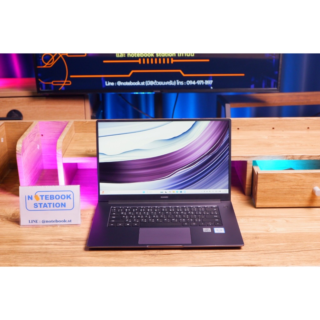 Huawei MateBook D15 i5-10210U Ram8 SSD256 จอ15.6 FHD IPS สเปคดี เครื่องบางเบาพร้อมใช้งาน ราคาเพียง9,
