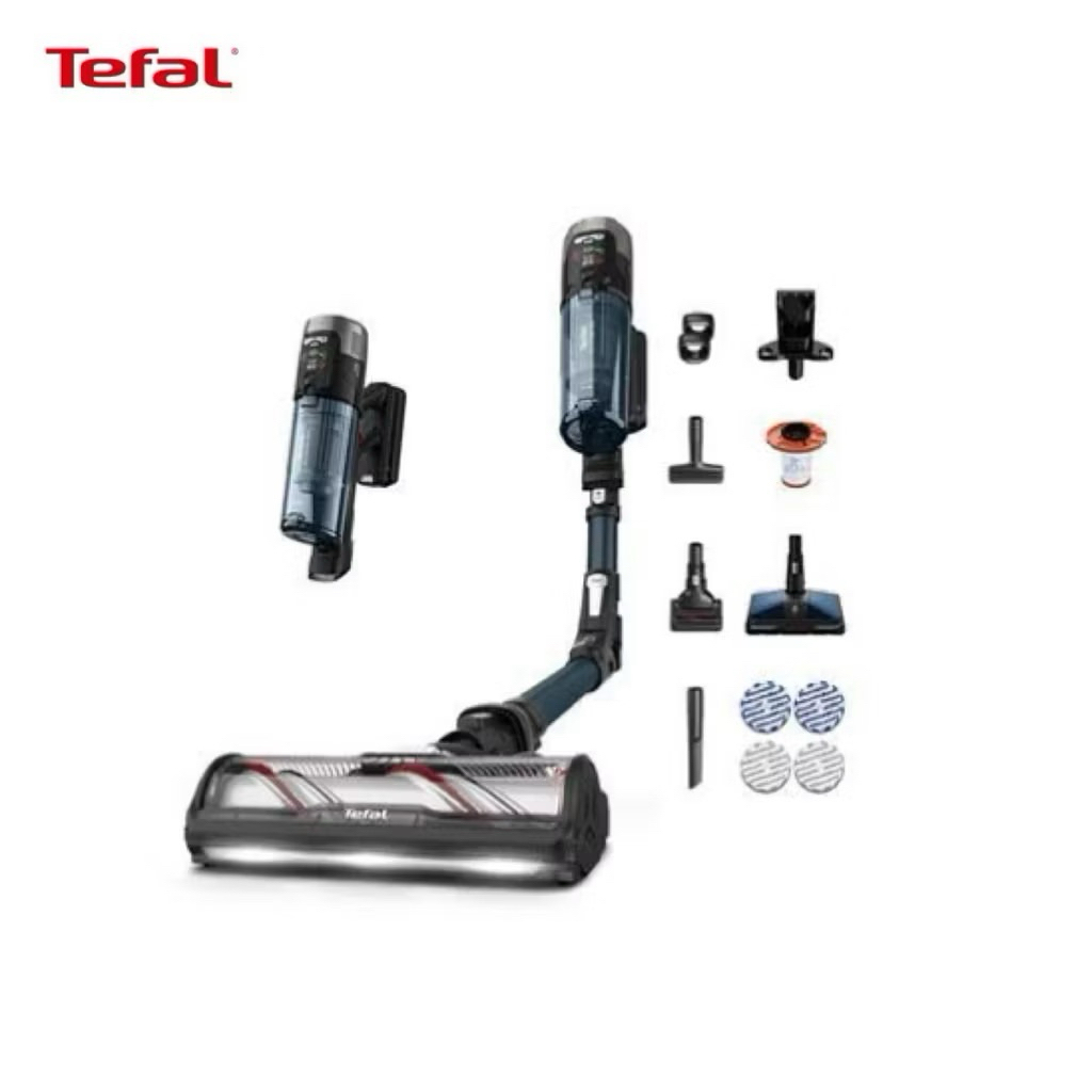 TEFAL เครื่องดูดฝุ่นไร้สายงอได้ X-FORCE FLEX 13.60 AQUA 150 แอร์วัตต์ รุ่น TY9AD2WO