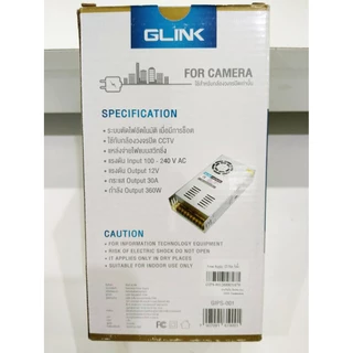 GLINK SWITCHING POWER SUPPLY ใช้สำหรับกล้องวงจรปิด รุ่น GIPS-001 / GIPS-002 / GIPS-003 / GIPS-004 - แบบเลือกซื้อ