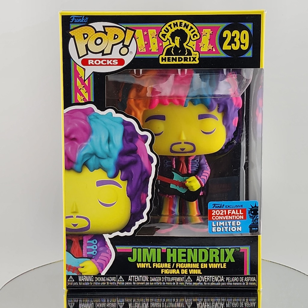 Funko POP! Jimi Hendrix [สะท้อนแสง BlackLight] 2021 NYCC 239