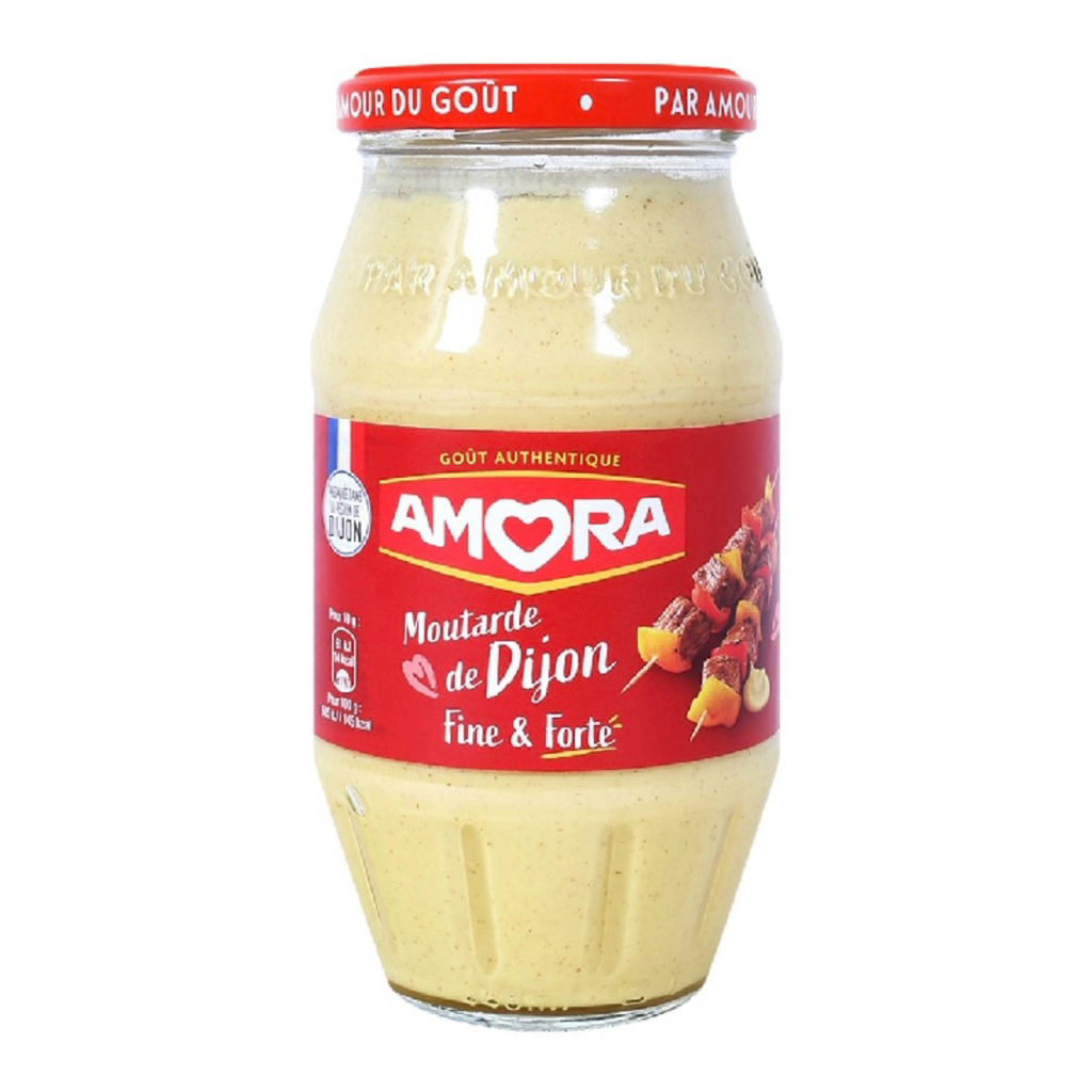 ดิจองมัสตาร์ด 430ก. ตรา อโมรา  AMORA Dijon Mustard 430g