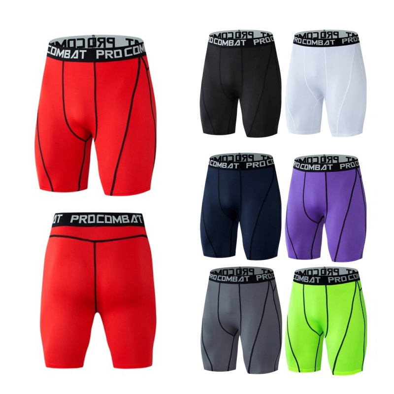 mvp sport Compression Shorts กางเกงกีฬาขาสั้นผู้ชาย เลกกิ้ง