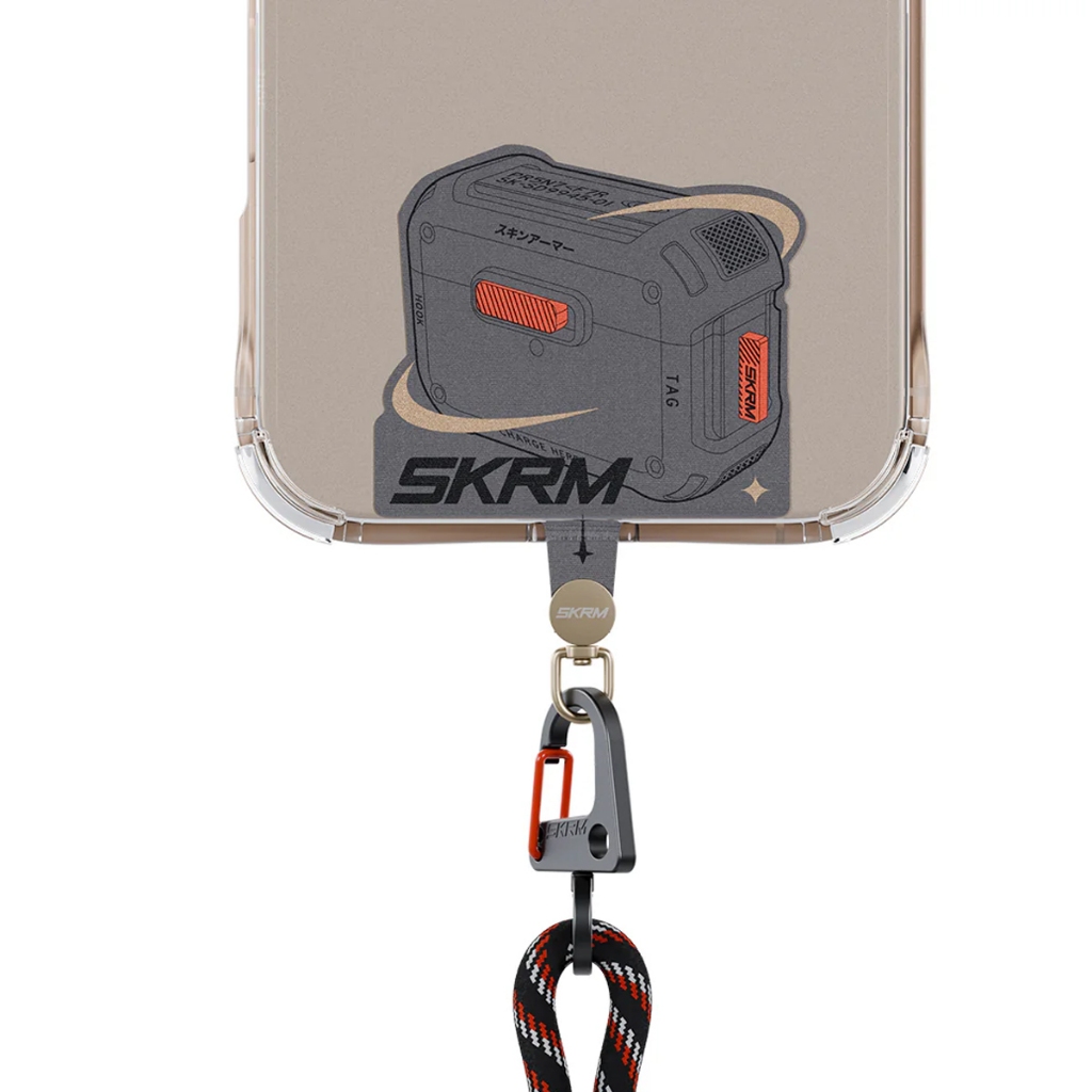 SKINARMA รุ่น Mecha แผ่นคล้องสายโทรศัพท์ - รูปที่ 5