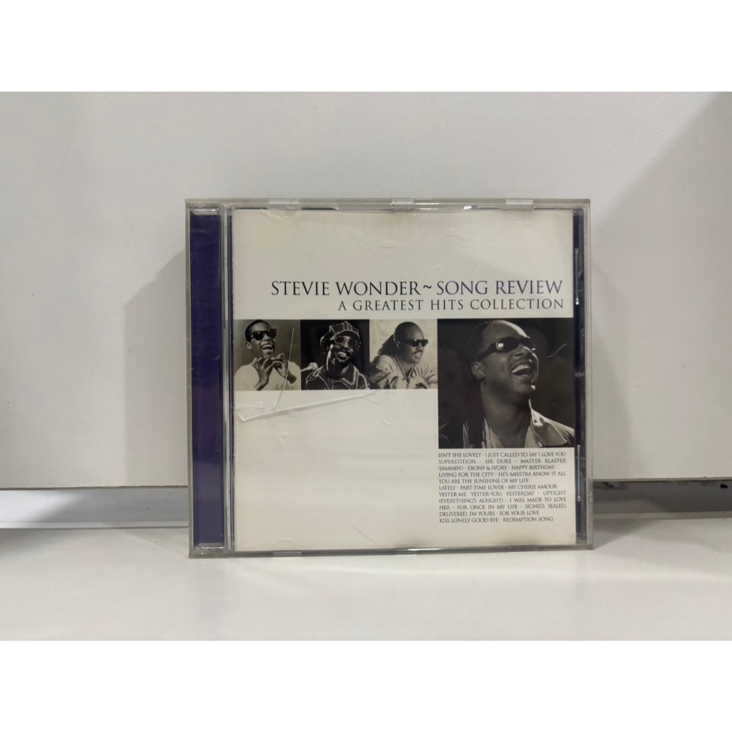 1 CD MUSIC  ซีดีเพลงสากล    STEVIE WONDER SONG REVIEW A GREATEST HITS COLLECTION    (D17E67)