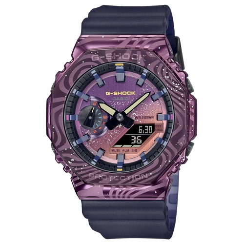 G-Shock นาฬิกาข้อมือผู้ชาย สายเรซิ่น รุ่น GM-2100,GM-2100MWG,GM-2100MWG-1A