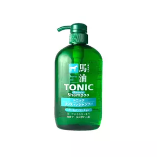 คุมะโนะ ฮอร์ส ออยล์ โทนิค รินซ์ อิน แชมพู Horse Oil Hair tonic shampoo Bottle 600ml.