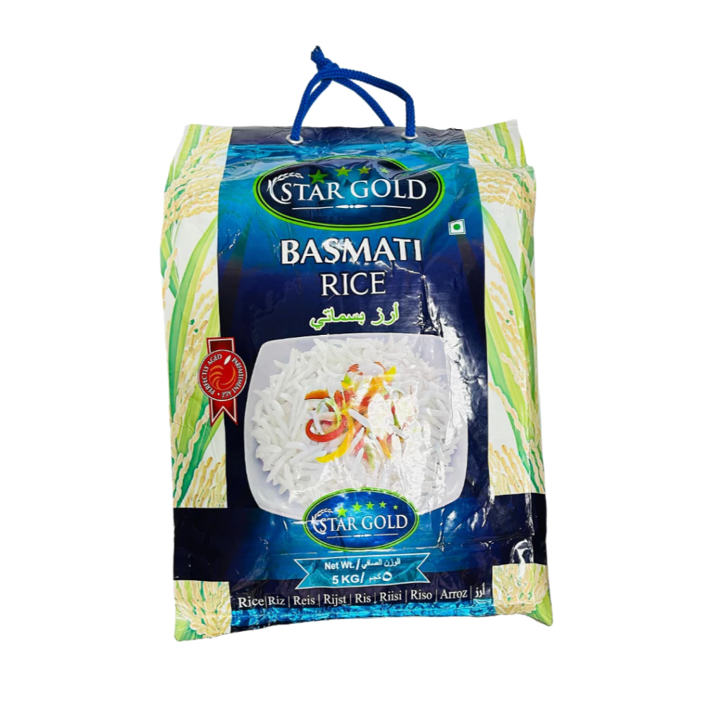 ข้าวบาสมาติ Star Gold Basmati Rice 5 KG