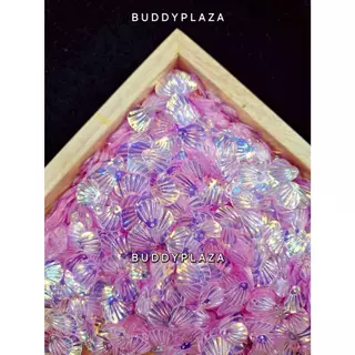 เลื่อมเปลือกหอย เปลือกหอย DIY เกล็ดปลาเทียมแต่งหน้า เกล็ดปลาเทียมตกแต่ง8g.ประมาณ140- 150 ชิ้น/เลื่อมหูช้าง20g