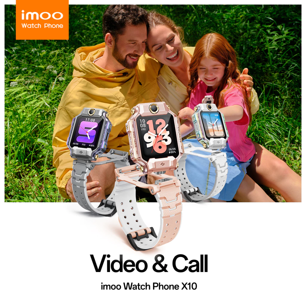imoo Flagship Model X10 หมุนได้ 360 องศา ดึงหน้าจอได้  วิดีโอคอล กล้องคู่หน้า-หลัง  ระบุตำแหน่งชั้น  ประกัน 1 ปี thumbnail 3