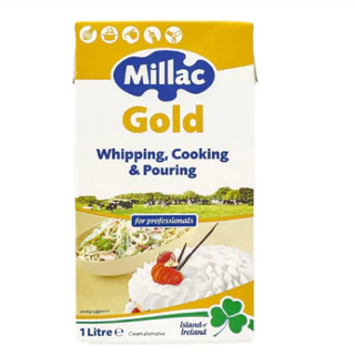 Sale !!!! Millac gold มิลแลควิปปิ้งครีมโกลด์ ขนาด 1ลิตร สินค้าจากอังกฤษ **มีส่งด่วน