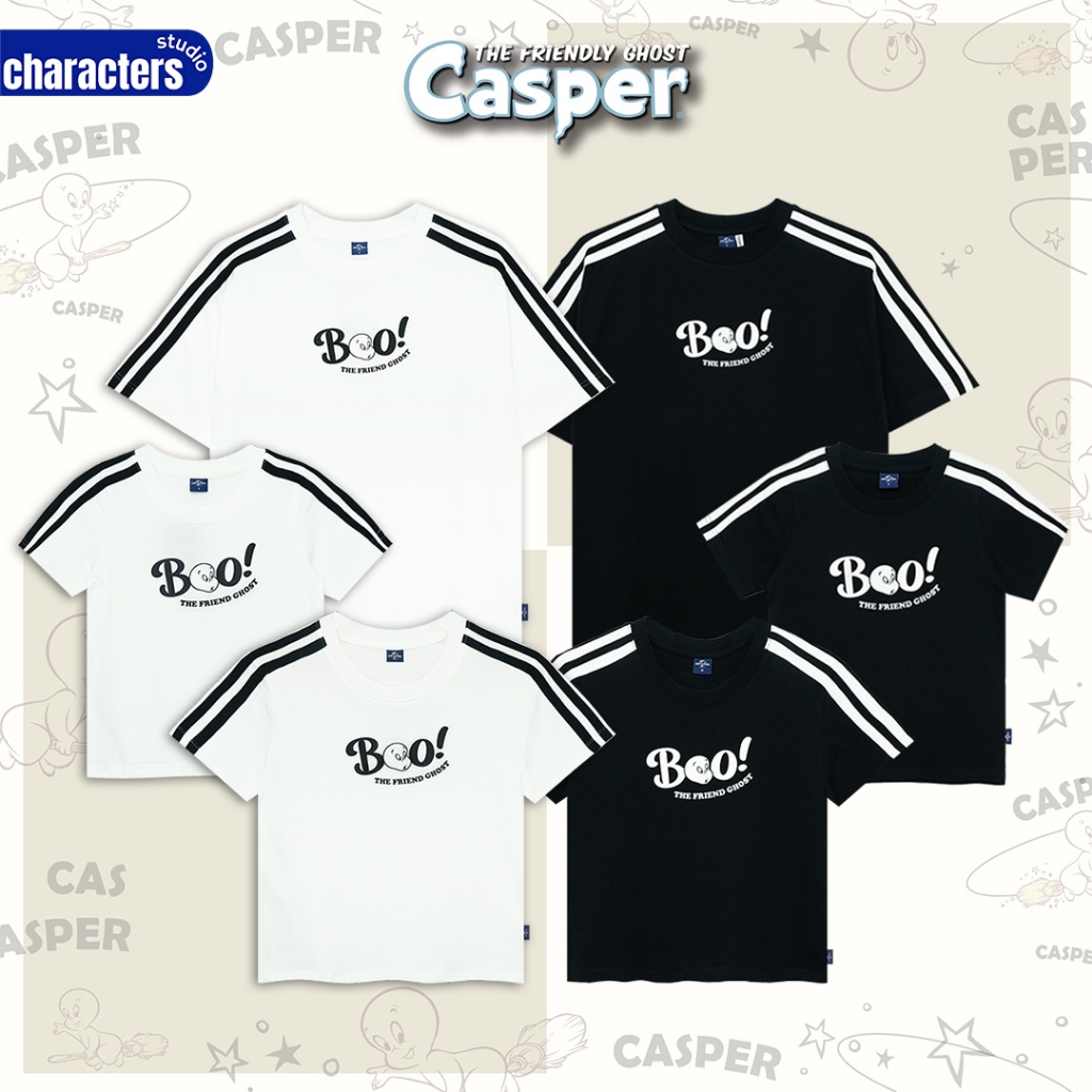 Universal Studio เสื้อโอเวอร์ไซส์ เสื้อครอปและเสื้อเด็ก ลายผีน้อย แคสเปอร์ ผ้าCotton 100% สินค้าลิขสิทธิ์แท้