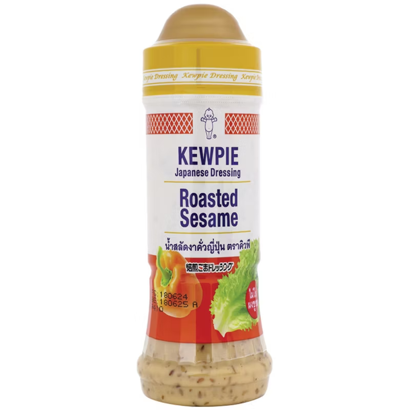 น้ำสลัดงาคั่วญี่ปุ่น ตรา คิวพี 210 มล. ไม่ใส่ผงชูรส Kewpie Japanese Dressing Roasted Sesame 210 ml.